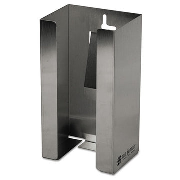 San Jamar® Stainless Steel Disposable Glove Dispenser, Single-box, 5 1-2w X 3 3-4d X 10h freeshipping - TVN Wholesale